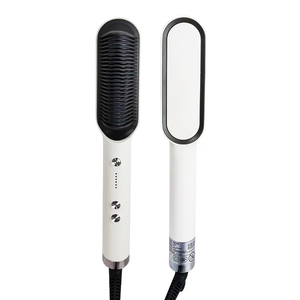 De Lujo <span class=keywords><strong>el</strong></span>éctrica profesional PTC peine rápido plancha de <span class=keywords><strong>pelo</strong></span> <span class=keywords><strong>cepillo</strong></span> <span class=keywords><strong>para</strong></span> peinar <span class=keywords><strong>el</strong></span> - Product Image 2