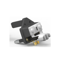 2024 harga pabrik colokan Inggris 13A 3 Pin plug rakitan tembaga insert dengan fuse tahan api ROHS
