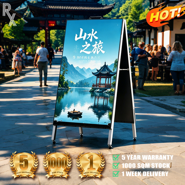 RX Multi-Pixel Customizable Size Indoor LED Screen Gob + IP65 Waterproof Movable Full Color 5-Year Warranty Poster Display LED