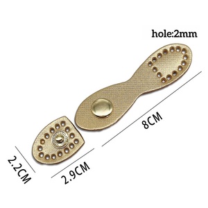 Cuir de <span class=keywords><strong>vachette</strong></span> véritable Accessoires de sac de bricolage Faits à la main en forme de 8 et en forme de gourde - Product Image 2