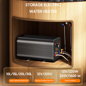 Nuevo <span class=keywords><strong>Calentador</strong></span> de Agua Eléctrico de 10, 15, 20, 30 <span class=keywords><strong>Litros</strong></span> con Tanque de Almacenamiento, Resistencia DC 12V y 220V, AC/DC 12V para RV - Product Image 4