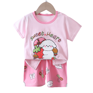 ชุดนอนผ้าฝ้าย100% สำหรับเด็กลายการ์ตูน046สำหรับ3-8ปี - Product Image 6