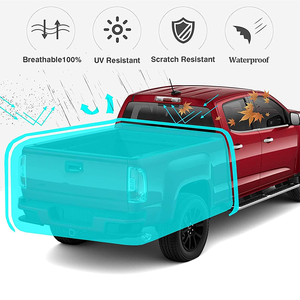 Truck Bed <b>Tarp</b> Cover Oxford Pickup Bed <b>Tarp</b> with Bungee Webbings All Weather Outdoor <b>Tarps</b> for Snow Rain Dust - Product Image 2