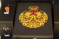 Textile DTG Imprimante À Plat Avec Encre Blanche Pour machine d'impression de t-shirt dtg imprimante a3 taille L1800 têtes en vente