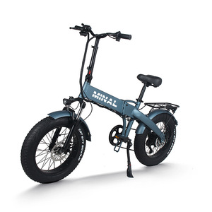 Folding 20*4-inch Fat Tire E Bike 48V 7 Speed Aluminum Alloy <b>Frame</b> Rear Hub Motor Urban Commuter <b>Bicycle</b> - Product Image 3