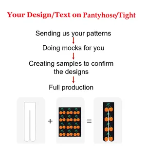 Design Printing Trendy Sheer Nylon Small Floral Fancy Pattern Seamless Thin Silk Tube Printed Custom Pantyhose Tights