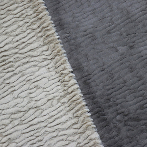 2566 Thiết Kế Mới 390gsm Tùy Chỉnh Mềm Fluffy Nhân Tạo Thỏ Giả Lông Thú Sang Trọng Vải 100% Polyester Dệt Kim Ủng Hộ - Product Image 4