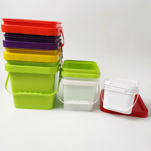Secchi/Contenitori/Barili in Plastica di Qualità, Quadrati e Rettangolari, per Alimenti, <span class=keywords><strong>da</strong></span> 8L/10L/12L/15L/20L, Secchio in Plastica <span class=keywords><strong>da</strong></span> <span class=keywords><strong>20</strong></span> <span class=keywords><strong>Litri</strong></span> - Product Image 5