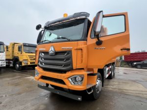รถบรรทุกดินเบนซิน SINOTRUK HOWO 6X4 ดีเซล 351-450 แรงม้า เครื่องยนต์ Weichai ยูโร 2 น้ำหนักรวม 20-25 ตัน พวงมาลัยซ้าย สำหรับงานเหมือง - Product Image 2
