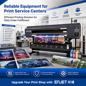 เครื่องพิมพ์ผ้าดิจิตอลขนาดใหญ่ ENJET 1.9 เมตร รุ่น 2 4 I3200 พร้อมหัวพิมพ์แบบ Dye Sublimation สำหรับงานพิมพ์แบบรีดร้อน ราคาพิเศษ - Product Image 1
