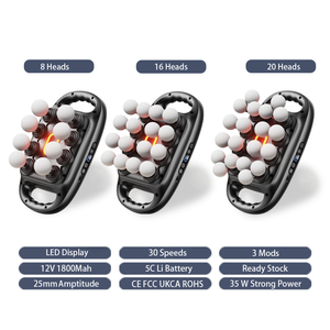Pistol Pijat Tubuh Profesional Berkualitas Tinggi 16-Head Elektrik untuk Relaksasi Jaringan Dalam dan Otot, Pilihan Terbaik dengan Harga Terjangkau - Product Image 1