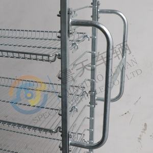 Multifunctionele Stalen Elektrische Order Picking Karren Voor Magazijn Magazijn Draad Mesh Order Picking <span class=keywords><strong>Trolley</strong></span> - Product Image 4