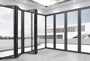 <span class=keywords><strong>ประตู</strong></span><span class=keywords><strong>บาน</strong></span><span class=keywords><strong>เลื่อน</strong></span>อะลูมิเนียมแบบโมเดิร์นของอเมริกัน ได้มาตรฐาน NFRC พร้อมฉนวนกันความร้อน แบบพับได้ สำหรับภายในบ้าน ห้องนอน <span class=keywords><strong>ห้องน้ำ</strong></span> ป้องกันพายุเฮอริเคน - Product Image 2