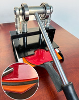 Machine de découpe manuelle pour raquettes droites et horizontales, coupe-rubans de tennis de table, outil de découpe universel