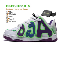 Sneakers personnalisées sans MOQ, créez votre propre logo, semelle en caoutchouc, doublure en mesh respirant, chaussures de sport pour hommes, chaussures de basket tendance, chaussures de marche design.