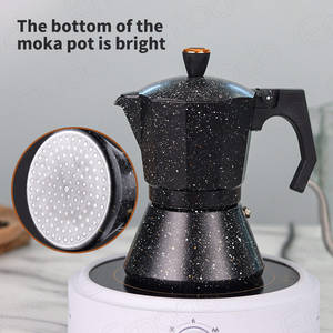 <span class=keywords><strong>Cafetera</strong></span> Nueva Premium para Estufa, 6 Tazas, para Café Mocha y Espresso, <span class=keywords><strong>Cafetera</strong></span> <span class=keywords><strong>Italiana</strong></span> de Alta Calidad, de Aluminio, para Gas y Eléctrica - Product Image 2