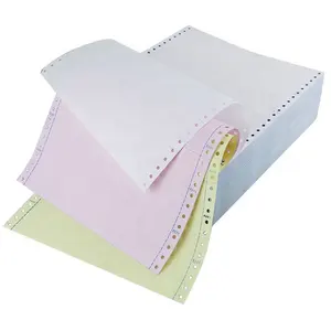 Papier de copie sans carbone, Image bleue CB CFB CF, pâte de bois vierge, rouleau et feuille de papier ncr, paquet de rames, papier à facture, 48-80g