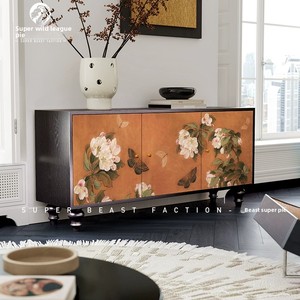 <span class=keywords><strong>Cassettiera</strong></span> in stile cinese <span class=keywords><strong>per</strong></span> soggiorno armadietto di stoccaggio <span class=keywords><strong>per</strong></span> ingresso a credenza Begonia farfalla - Product Image 1