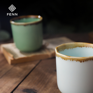 FENN Tazza da Tè in Ceramica e <span class=keywords><strong>Porcellana</strong></span> Dipinta <span class=keywords><strong>a</strong></span> <span class=keywords><strong>Mano</strong></span>, Design Nordico Personalizzato per Casa - Product Image 6