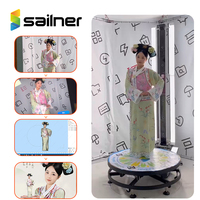 Scanner corporel 3D Sailner Su7 V4, acquisition rotative, diamètre 2,3 m, temps de numérisation de 5 secondes pour l'impression de portraits 3D