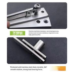 Verre aluminium cadre portes, placards portes en bois <span class=keywords><strong>charnière</strong></span> <span class=keywords><strong>invisible</strong></span> charnières de <span class=keywords><strong>porte</strong></span> en bois haut et bas arbre rotatif <span class=keywords><strong>charnière</strong></span> cachée - Product Image 6