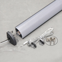 Barre lumineuse LED linéaire d'angle à 90 degrés 12V/24V, connexion sans soudure, découpable pour cuisine, placard, armoire à chaussures