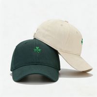 Gorra de Béisbol Deportiva de Algodón de Alta Calidad para el Día de San Patricio con Logotipo Bordado Personalizado, Gorra Deportiva de Tela Común al por Mayor