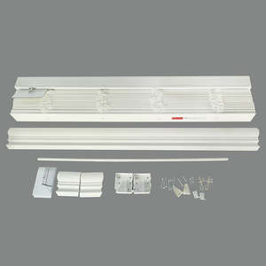 Persianas Venecianas Inalámbricas de Imitación Madera de 2 Pulgadas (50 mm), Persianas de PVC Impermeables para Ventanas, Venta al Por Mayor de Fábrica, Persianas Horizontales Seguras para Niños - Product Image 3