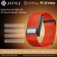 Fungsi Konfigurasi Sistem Smart Band JCVital V8 V8B V8C, Dapat Diatur Multi-Parameter, Mendukung Penghapusan Data & Pemulihan Pabrik