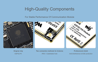 Carte de développement ESP32-P4 avec puce ESP32-C6, communication I2C, alimentation monophasée pour applications WiFi