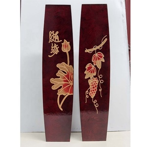 Vases décoratifs pour sol chinois, grande fleur, carrée en <span class=keywords><strong>bois</strong></span> sculpté à la main, 1 pièce - Product Image 1