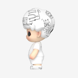 POP MART Original 100% Just DIMOO Jean-<span class=keywords><strong>Michel</strong></span> Basquiat Collection New Condition Cartoon Toy en ABS PVC EVA Material - Product Image 2