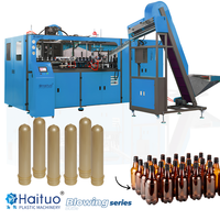 Nouvelle machine de fabrication de bouteilles PET entièrement automatique à grande vitesse à 4 cavités, composants pour bouteilles d'eau minérale et de boissons de 0,2L à 2L
