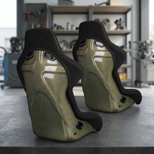 Siège baquet complet APEX Sport avec renfort en tissu Kevlar |   Coque en FRP de qualité supérieure |   Usine en Malaisie - Product Image 1