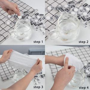 Toallas Faciales Comprimidas al por Mayor, Súper Mágicas, Mini, Desechables, Tejidas, para Uso en Casa y Avión, 100% Algodón, de Secado Rápido - Product Image 6