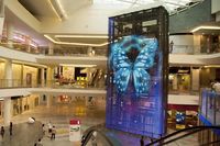 Écran transparent pour cinéma maison, centre commercial, écran LED transparent haute résolution P3.91, publicité HD