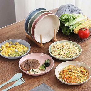 Vaisselle personnalisée en paille de blé biodégradable sans BPA, réutilisable et écologique, comprenant assiette, bol et tasse – Offre Spéciale - Product Image 2