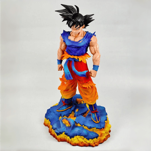 Sculpture d'anime <span class=keywords><strong>Goku</strong></span> Vegeta grandeur nature 1:1, statue en résine, grande figurine de collection pour la décoration - Product Image 3