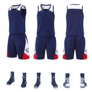 Conjunto de Uniforme de Baloncesto Personalizable a Precio Económico, Multicolor, con Logotipo Bordado Personalizado, Diseño Reversible, Opciones de Tallas Grandes - Product Image 2