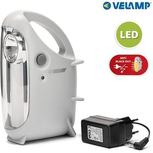 Lampe d'urgence LED portable rechargeable Velamp IR170EVO avec prise européenne, durée de vie de 30 000 heures - Product Image 3