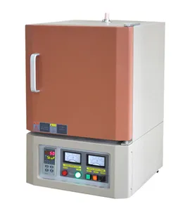 1200 1400 1800c high temperature pid micro digital screen controller ceramic fiber heating chamber muffle furnace