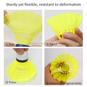 Kok <span class=keywords><strong>Badminton</strong></span> grosir <span class=keywords><strong>Badminton</strong></span> kuning dapat digunakan di dalam dan luar ruangan olahraga bulu tangkis nilon - Product Image 5