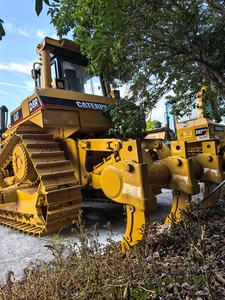 รถดันดิน CAT D8R มือสอง/รถบูลโดเซอร์ตีนตะขาบมือสอง รุ่นปี 2023 น้ำหนัก 37000 กก. ความสามารถในการดันดิน 5.89 ม. เครื่องจักรคุณภาพสูง ลดราคา - Product Image 6