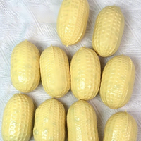 60 Styles Updating Instant Stress Relief Fidget Crunchy Squishy Ball Squeeze Toy Food Design Asmr Crunchy Peanut Squishy