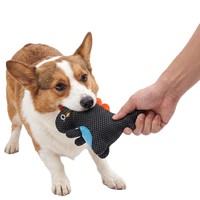 MIDEPET Vente en gros transfrontalière Jouets en peluche écologiques pour chiens Collection sélectionnée par l'usine Série Océan Amusement Apaisant