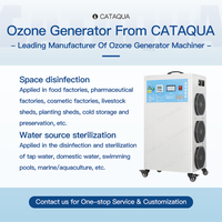 Générateur d'ozone industriel à débit réglable de 2 à 60 g/h pour l'élevage de poissons, équipement de traitement de l'eau