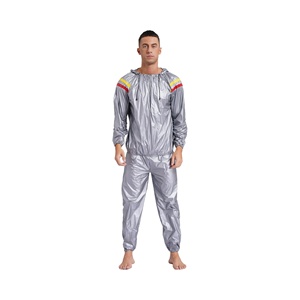 Combinaison de sudation en PVC pour la perte de poids, gilet de sudation unisexe avec fermeture éclair pour le fitness et l'exercice, vente en gros - Product Image 6