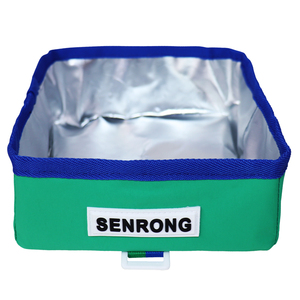 Tazón de Agua Portátil para Perros, Plegable, Impermeable, Diseño para Exteriores, Acolchado, Personalizable al por Mayor, de Poliéster y Nailon - Product Image 4