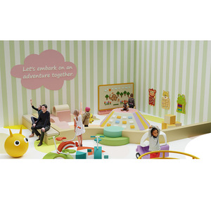 Custom Design Modular Kids Indoor Playground, Playground <b>Combined</b> with Trampoline Zone for Family Entertainment Center (FEC) - Product Image 4