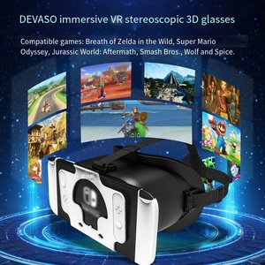 DEVASO 3D Stereoscopic HD VR occhiali compatibili con Nintendo Switch OLED per Star <span class=keywords><strong>Brawl</strong></span> <span class=keywords><strong>Brawl</strong></span> giochi per cellulari e film 3D - Product Image 5